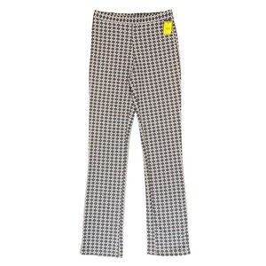 NWT Full Tilt Girls Argyle Flare Pants Size XL Blue White Stretch Elastic Waist